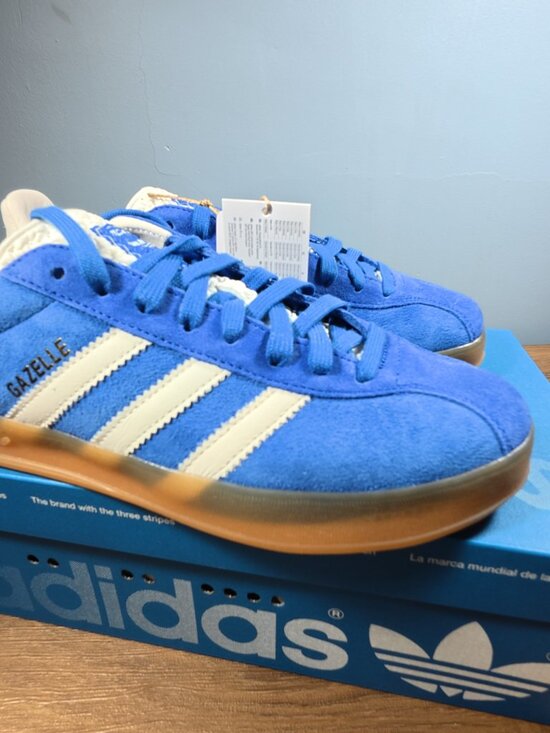Adidas Gazelle Indoor Pro IH1086 Power Blue Suede Low Top Sneakers US 8.5 main image 4